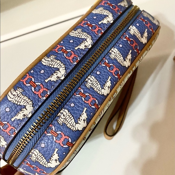 🌸NEW🟡Tory Burch Blake Printed Multi Essentials Wristlet pouch bag & wallet - Picture 8 of 15
